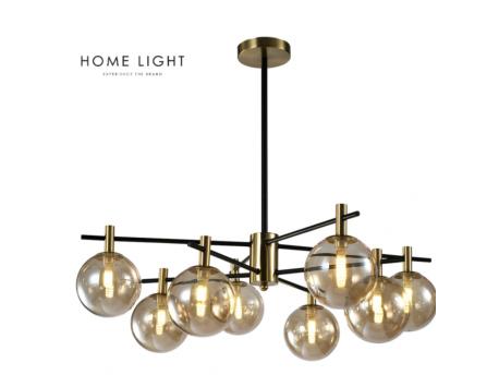 HOME LIGHT TALIA 5 LUSTER 8*G9 CRNA/BAKAR