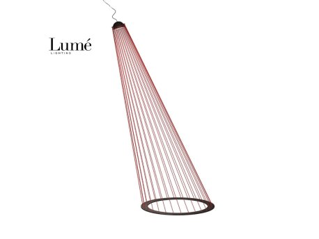 BBLINK AURORA 11 LUSTER 24W 3000K CRVENA