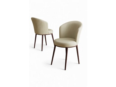 HANAH HOME Set stolica (4 dela) Risa Cream Brown