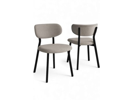 HANAH HOME Set stolica (4 dela) Toldy Grey Black