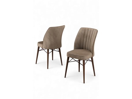 HANAH HOME Set stolica (4 dela) Nuna Cappuccino Brown