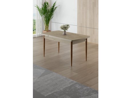 HANAH HOME Trpezarijski sto Asfel Travertine Brown