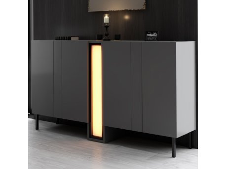 HANAH HOME Komoda Nova Anthracite