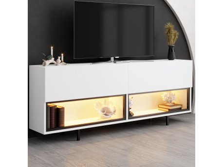 HANAH HOME TV Polica Ekol Down White