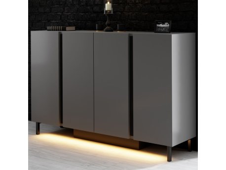 HANAH HOME Komoda Paris Anthracite