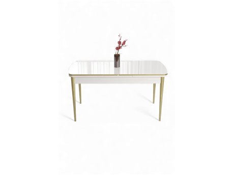 HANAH HOME Trpezarijski sto Nira White Gold