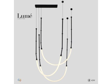 BBLINK AURORA 16 LUSTER 42W 3000K CRNA