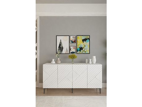 HANAH HOME Komoda Ferro 150 White