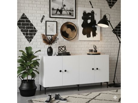 HANAH HOME Komoda Pella 150 White