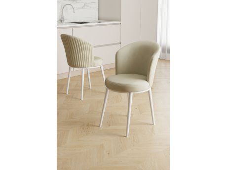 HANAH HOME Set stolica (2 dela) Risa Cream White