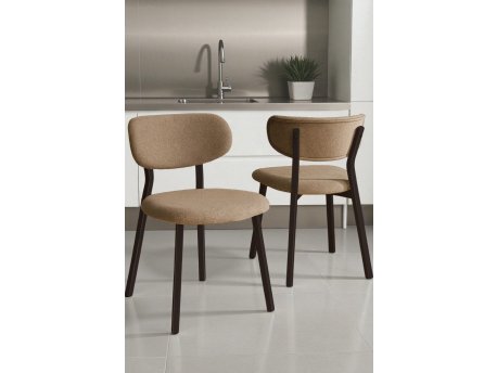 HANAH HOME Set stolica (2 dela) Toldy Cappuccino Brown