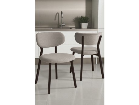 HANAH HOME Set stolica (2 dela) Toldy Grey Brown