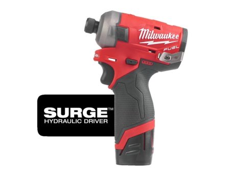 MILWAUKEE Akumulatorski udarni odvijač hidraulični 1/4” 12V 2Ah – M12FQID-202X
