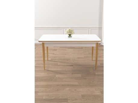 HANAH HOME Trpezarijski sto Rewa White Gold