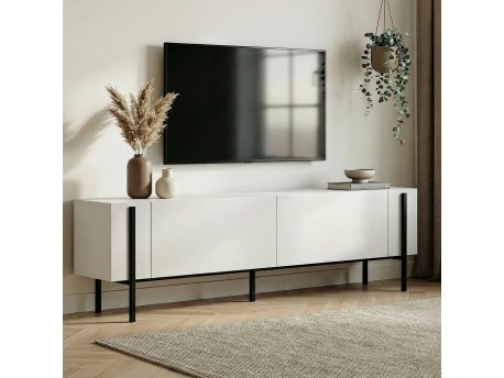 HANAH HOME TV Polica Nexus White Black
