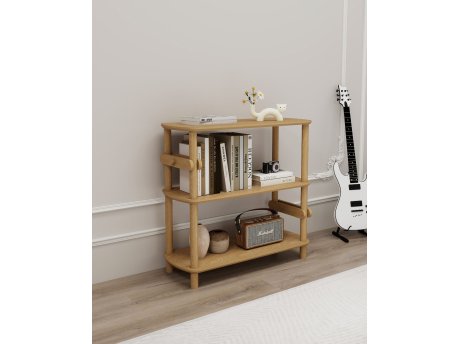 HANAH HOME Polica za knjige Hrast Rosa 3