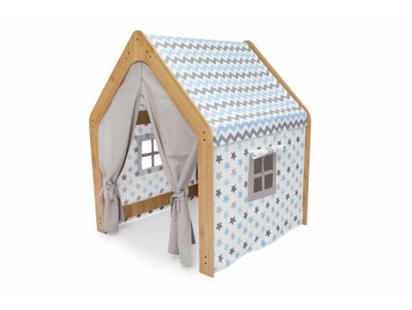 HANAH HOME Šator za dečiju igru Wooden Tent Blue