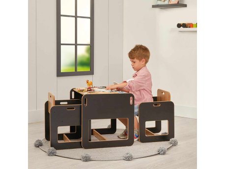 HANAH HOME Dečiji stočić Dove 2 Black