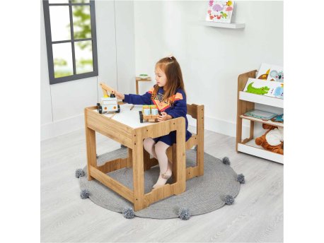 HANAH HOME Dečiji stočić Seagull White Natural