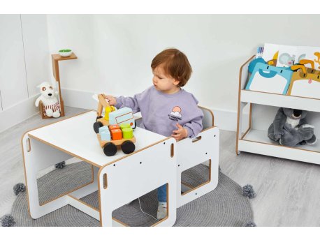 HANAH HOME Dečiji stočić Dove White