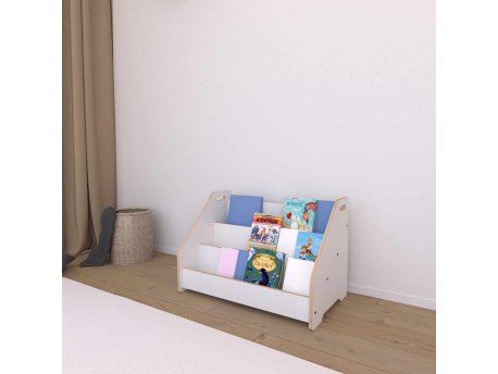 HANAH HOME Polica za knjige Phoenix White