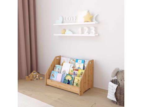 HANAH HOME Polica za knjige Phoenix Natural