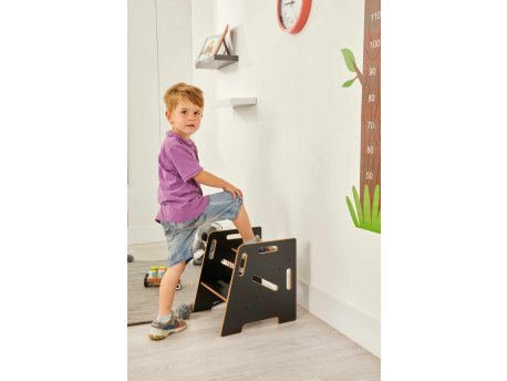 HANAH HOME Dečija stepenica Step Stool Black