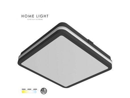 BBLINK LED PLAFONJERA NORA 24W CCT CRNA IP65