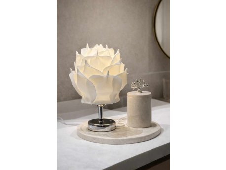 OPVIQ Belo - Srebrna stona lampa MAG0004