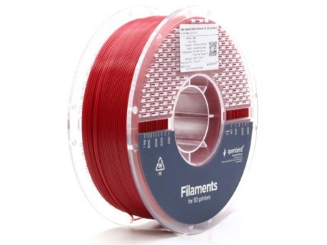 GEMBIRD 3DP-ABS1.75HY-01-R ABS filament velike brzine za 3D stampac 1.75mm, kotur 1KG RED