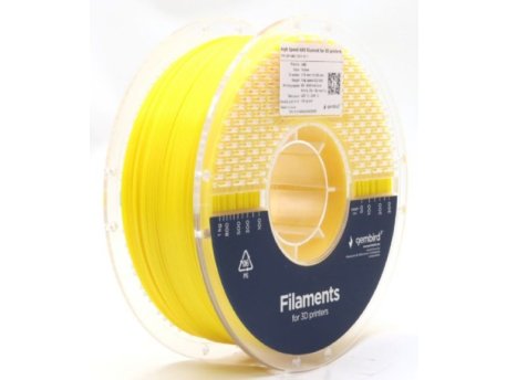 GEMBIRD 3DP-ABS1.75HY-01-Y ABS filament velike brzine za 3D stampac 1.75mm, kotur 1KG YELLOW
