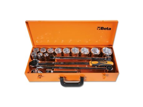 Beta Set nasadnih ključeva 3/4″ 22-55mm u metalnoj kutiji 12/1