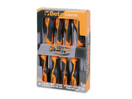 Beta Set odvijača ravni i krstasti sa BetaGrip rukohvatom 8/1