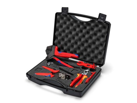KNIPEX 7-delni set alata za fotovoltaiku, za konektore za solarne kablove MC4 – 97 91 04 V01