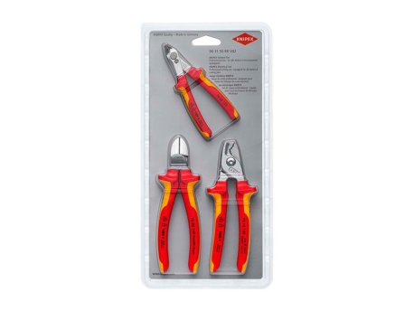 KNIPEX Električarski set 3/1 za sečenje – 00 31 30 BK V02