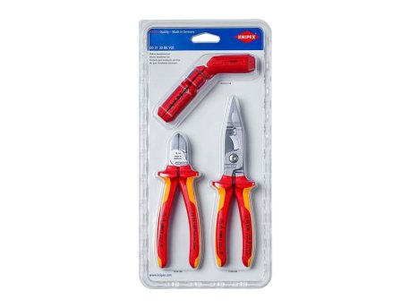 KNIPEX Komplet klešta za električne instalacije 3/1 – 00 31 30 BK V01