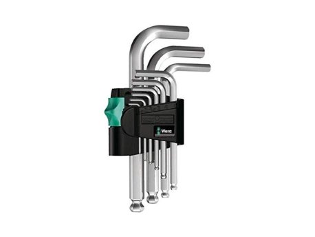 WERA Set inbus ključeva sa glavom 1.5-10mm 9/1