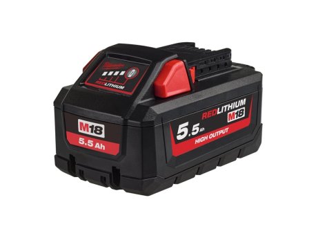 MILWAUKEE Baterija Li-ion 18V / 5.5Ah HIGH OUTPUT – M18HB5.5