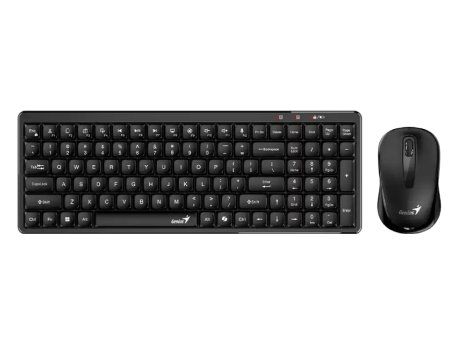 GENIUS LuxeMate Q8100 Wireless USB US crna tastatura + miš