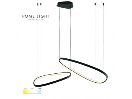 HOME LIGHT Solea 17 LED visilica crna