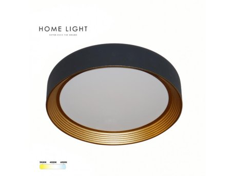 HOME LIGHT Solea 65 CCT LED plafonjera crna