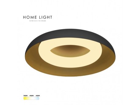 HOME LIGHT Solea 72 CCT LED plafonjera crna