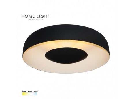HOME LIGHT Solea 76 CCT LED plafonjera crna