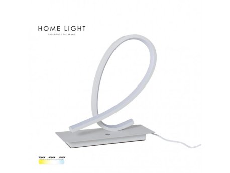 HOME LIGHT Solea 89 CCT LED stona lampa bela