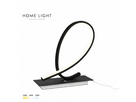 HOME LIGHT Solea 89 CCT LED stona lampa crna