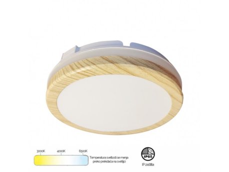 HOME LIGHT MONA-300-30W LED plafonjera drvo