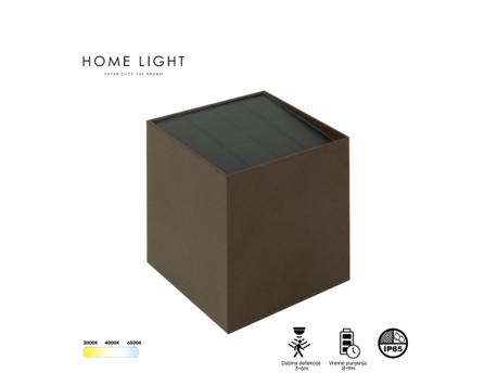 HOME LIGHT Tayo 3W 3CCT Solarna svetiljka braon