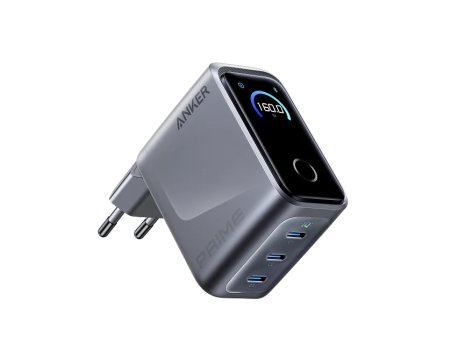 ANKER Prime 160W GaN zidni brzi punjač, 3-porta (3x USB-C) srebrni