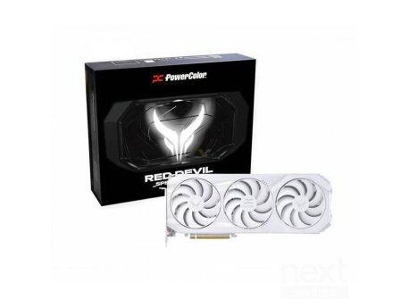 POWER COLOR Red Devil Spectral White AMD Radeon™ RX 9070 XT 16GB GDDR6 RX9070XT 16G-E/OC/WHITE