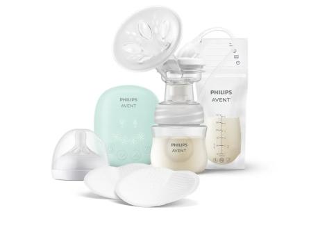 PHILIPS Avent Električna pumpica za izmlazivanje Essental sa 5 kesica za odlaganje mleka i 4 tupfera SCD323/20